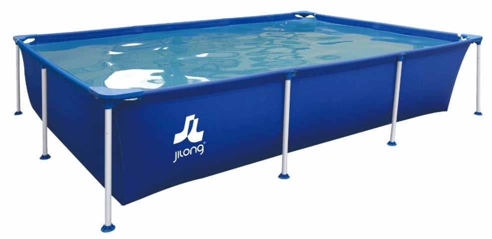 Ji-Long Ng Beach 16101 Rectangular Steel Frame Pools 2.58M1.79M66Cm Pool