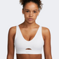 Nike Indy Plunge Cutout Women Training Bra White