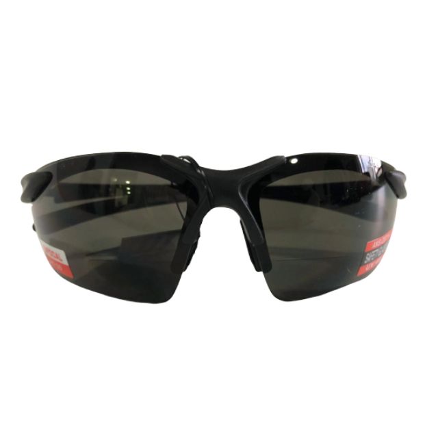 Global Vision Apex 1.5 Sm Apex+1.50 Smoke Bifocal Lenses(Safety) Unisex Lifestyle Sunglasses Black