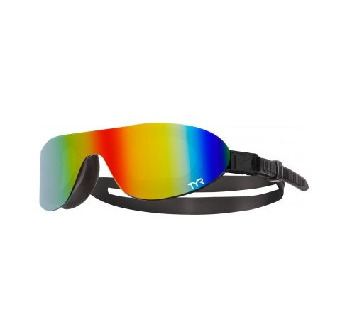 Tyr Unisex Swimming Lgshdm-969 Swim Shades Mirrored Rainbow Goggles