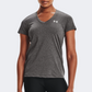 Under Armour Tech™ V-Neck Women Training T-Shirt Carbon Heather