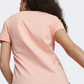 Puma Swxp Worldwide Graphic Women Lifestyle T-Shirt Peach