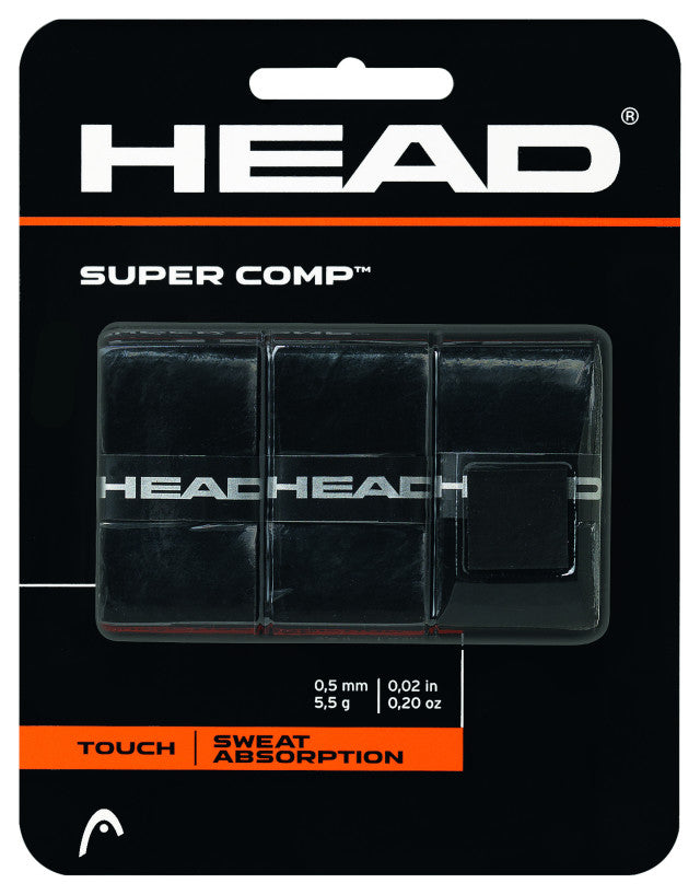 Head Unisex Tennis 285088 Super Comp Black Grip