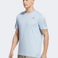 Adidas Own The Run Men Running T-Shirt Blue Dawn