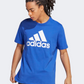 Adidas Essentials Single Big Logo Men Sportswear T-Shirt Blue