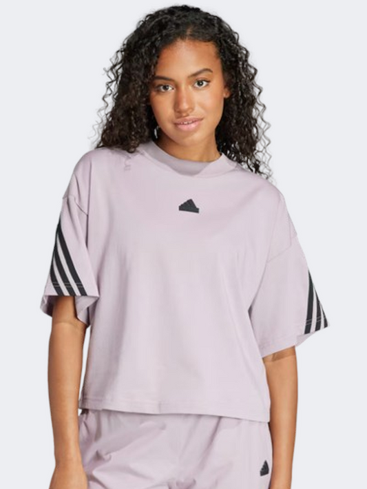 Adidas Future Icons 3S Women Sportswear T-Shirt Preloved Fig