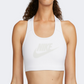 Nike Swoosh Graphic Women Training Bra White/Dust