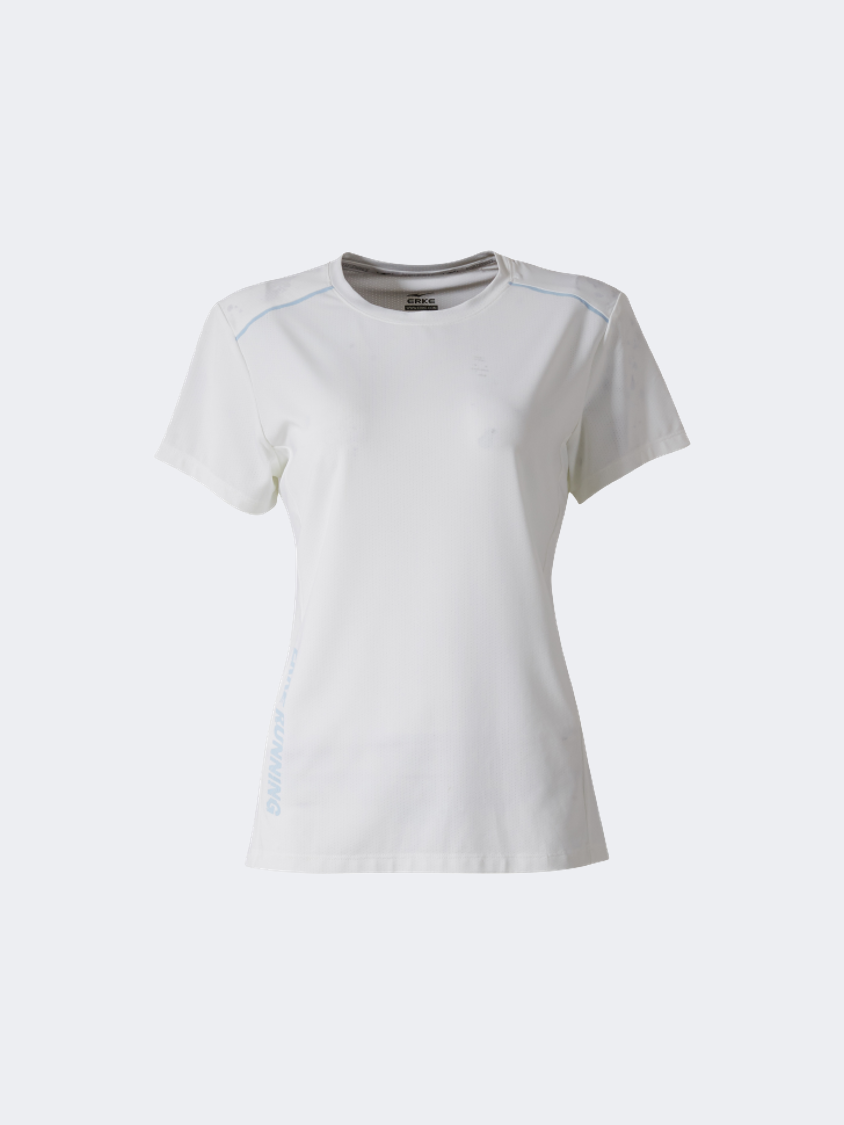 Erke Crew Neck Women Lifestyle T-Shirt White