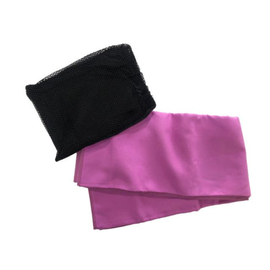 Topten - Ss Solid Gym Towel W/ Mesh 200Gsm 53 X 105 Cm Unisex Beach Pink
