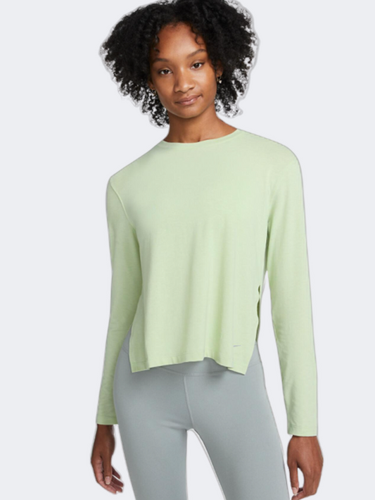 Nike L/S Women Training Long Sleeve Honeydew/Grey