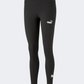 Puma Essentials+ Logo Power Women Lifestyle Tight Black