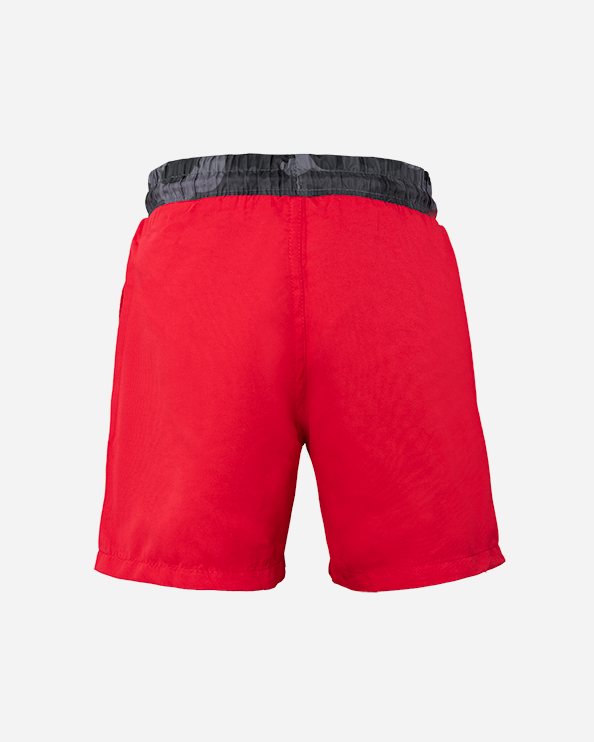 Top Ten Plain Boys Beach Swim Short Red 0060