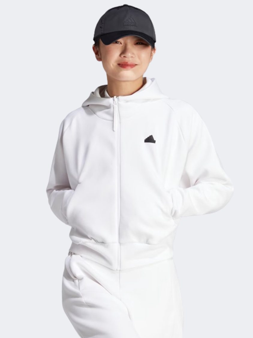 Adidas Z.N.E Women Sportswear Hoody White