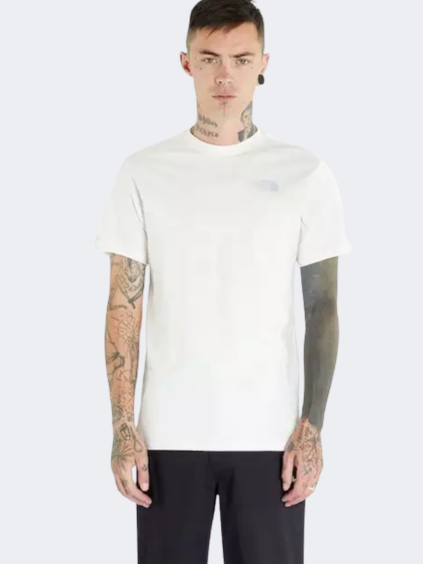 The North Face Vertical Nse Men Lifestyle T-Shirt Gardenia White