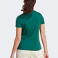 Adidas Essentials 3 Stripes Women Sportswear T-Shirt Green/White