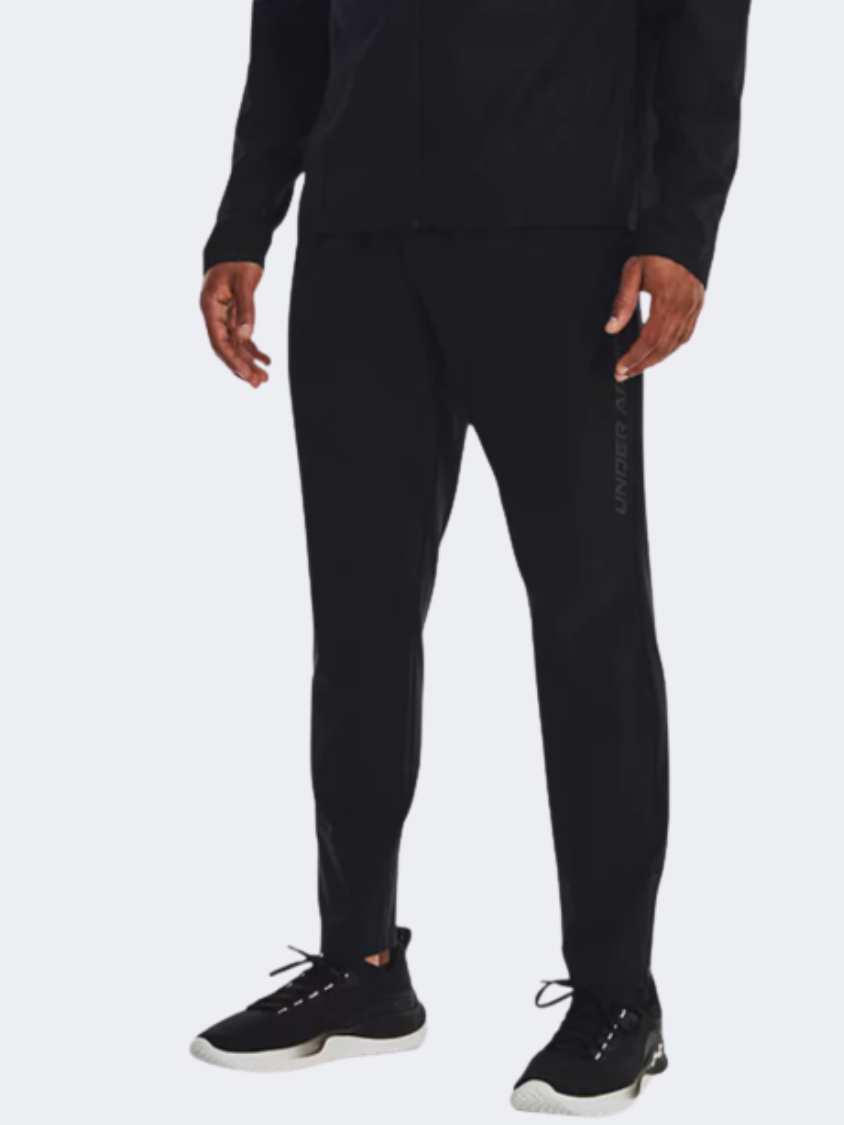 1376800-001 Ua Storm Run Pants Blk Blk Reflective