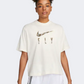 Nike Swoosh Fly Women Training T-Shirt Beige