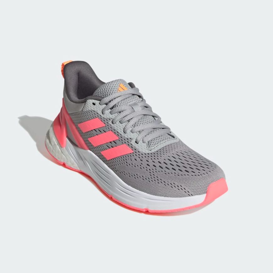 Adidas Response Super 2.0 Girls Running Shoes Grey/Pink