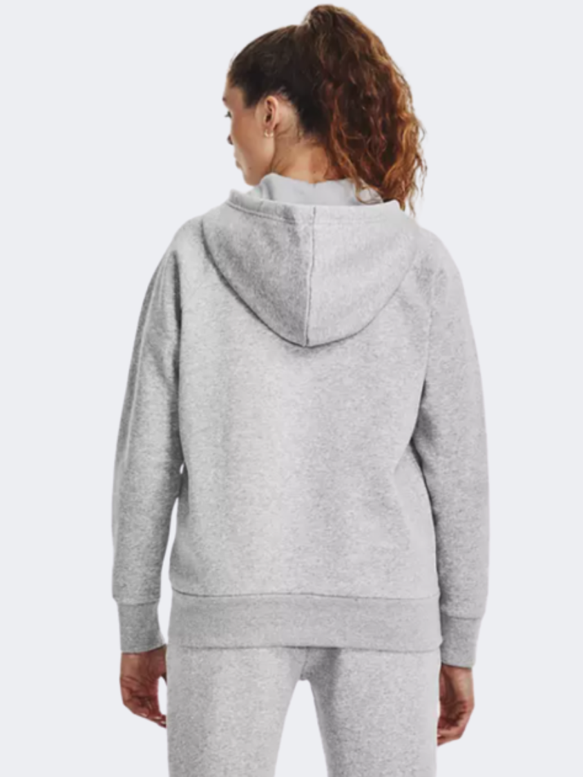 1379497-012 Ua Rival Fleece Fz Hoodie Grey
