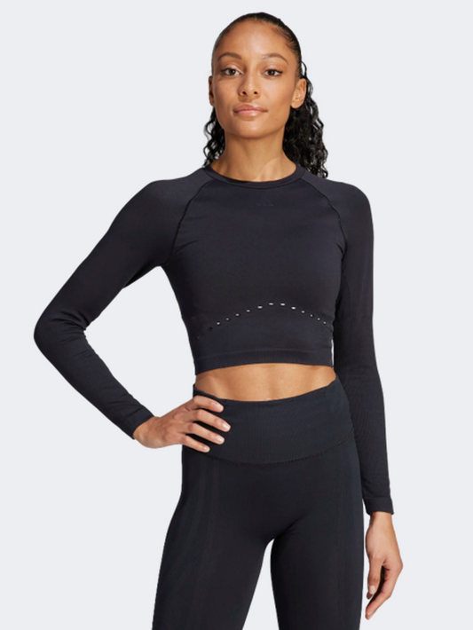 Adidas Aeroknit Women Training Long Sleeve Black