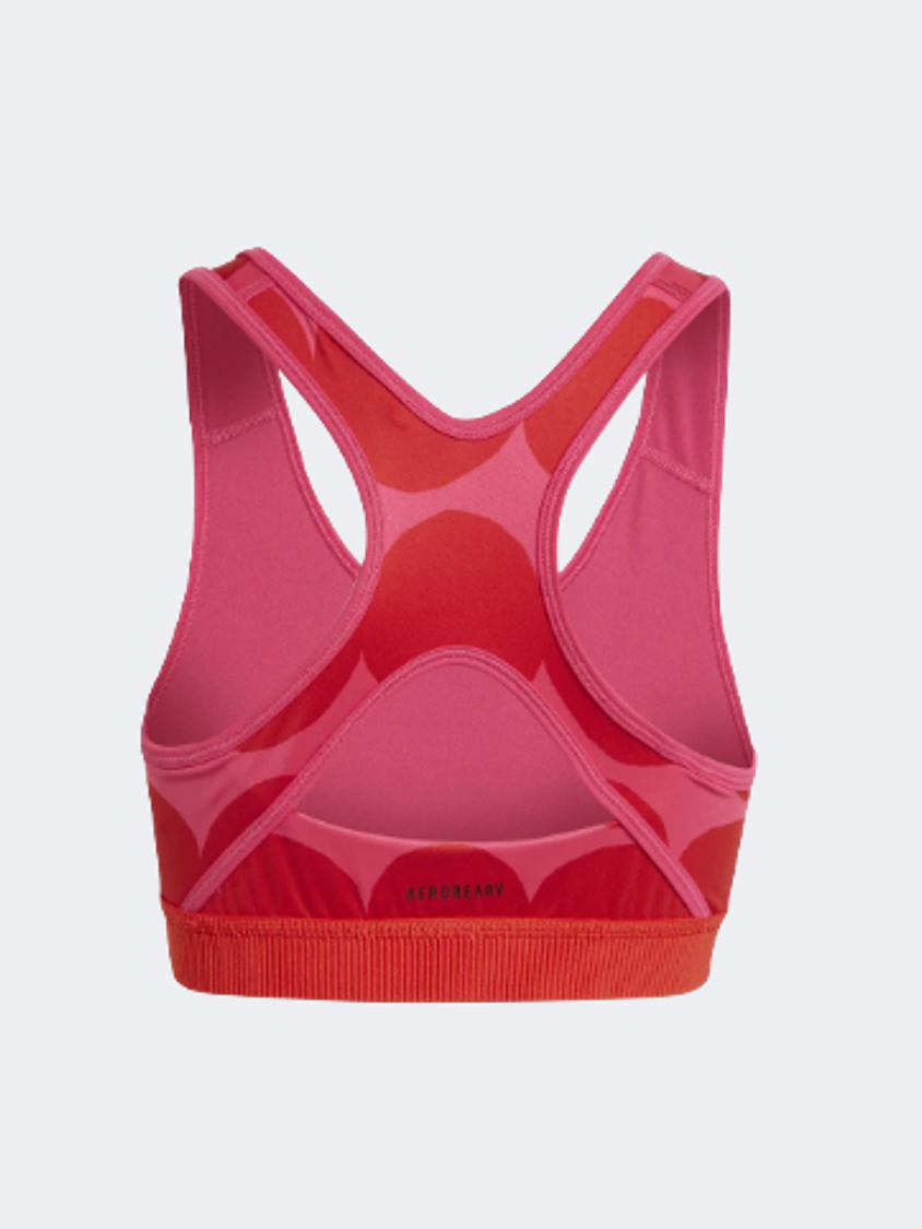Adidas Marimekko Believe This Primegreen  Gs-Girls Training Bra Magenta/Red