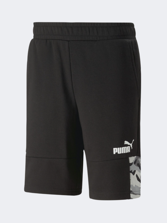 Puma Ess Block Camo 10 &#39;&#39; Tr Men Lifestyle Short Black