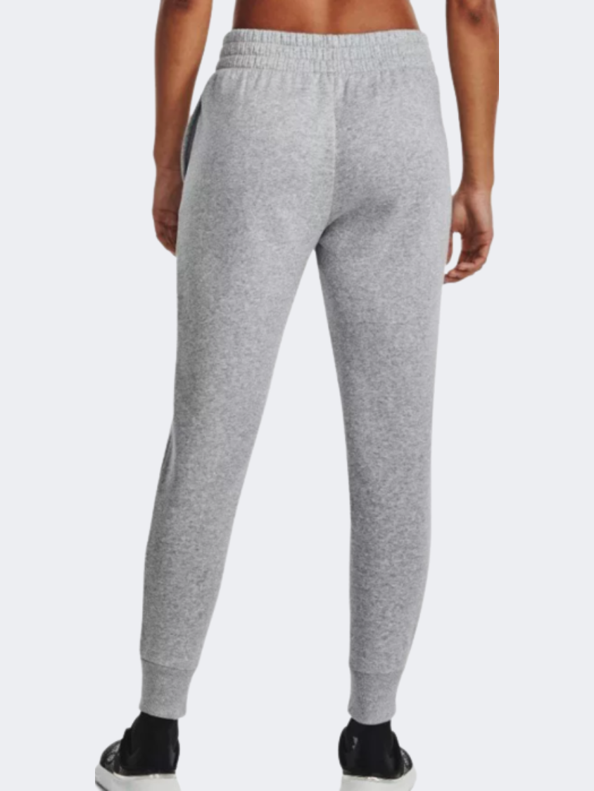 Under Armour Rival Fleece  Women Lifestyle Pant Grey Light/White