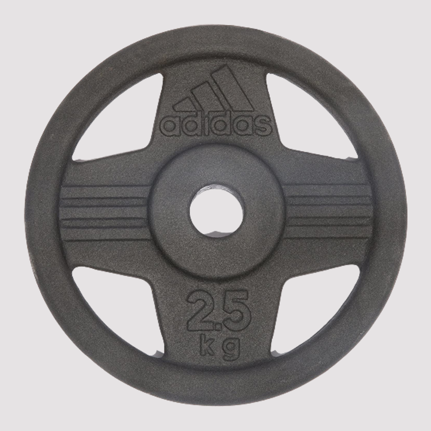Adidas Accessories Weight 2.5 Kg, 25Mm Body-Building Plate Black