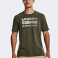 Under Armour Team Issue Wordmark Men Training T-Shirt Green/Grey/Pewter
