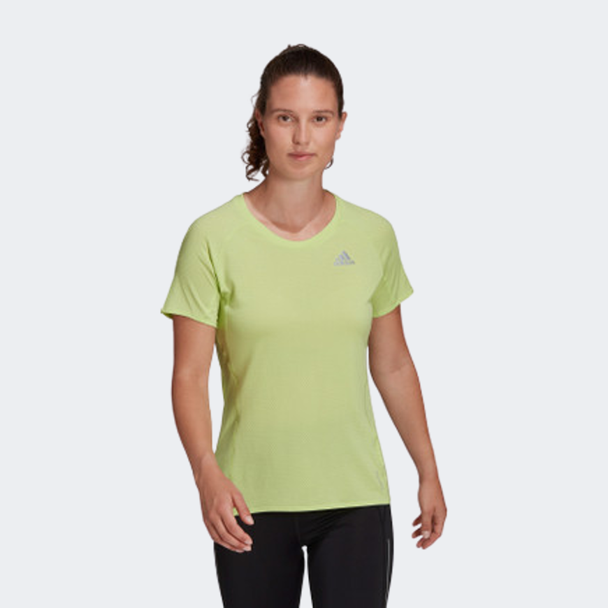 Adidas Fast Women Running T-Shirt Lime