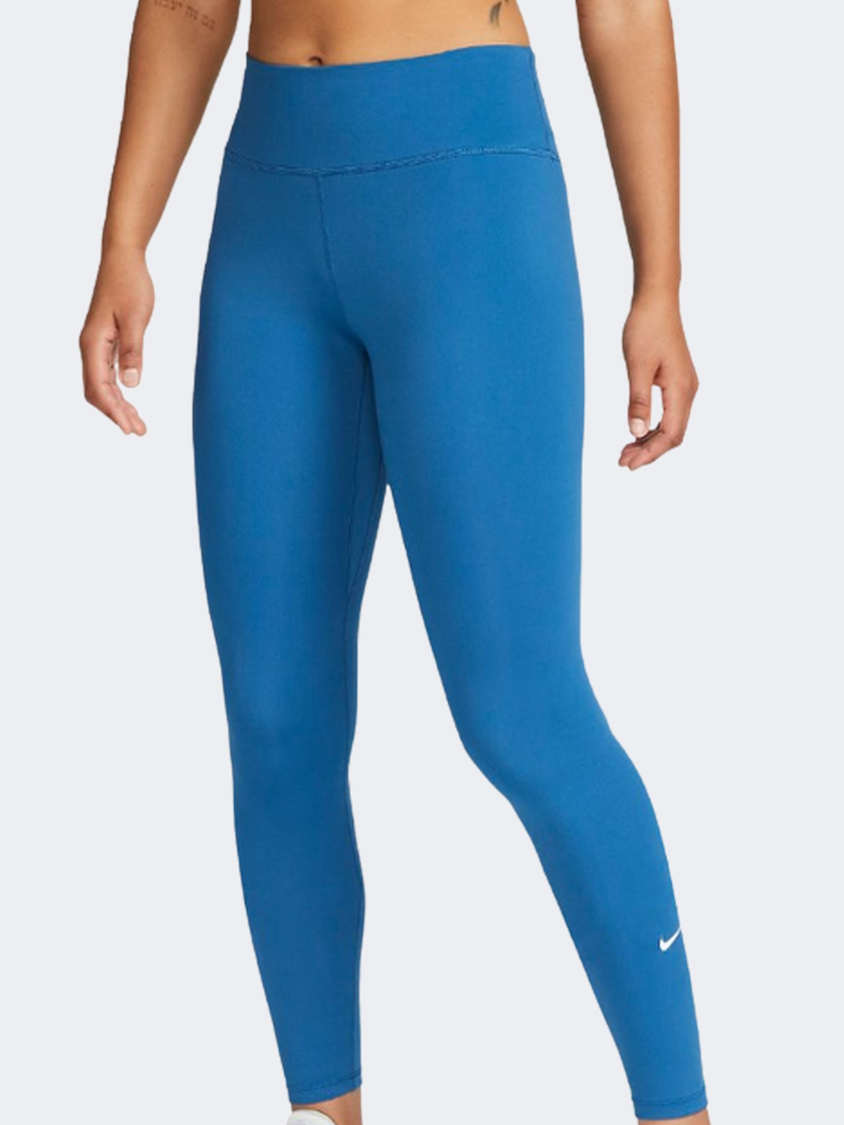 Nike One Df Mr Tgt Industrial Women Training Tight Blue/White