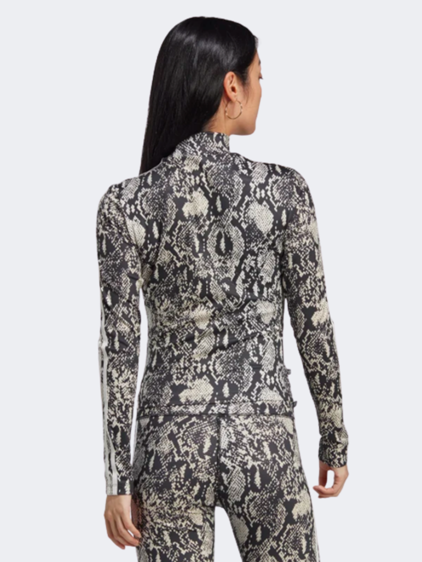 Adidas Reg Allover Print Women Original Long Sleeve Black/Multi