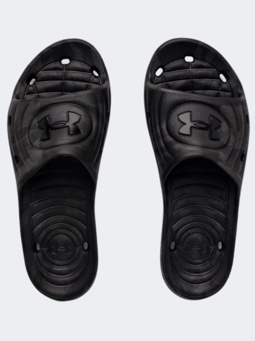Under Armour Locker Camo Men Lifestyle Slippers Black/Jet Grey