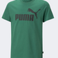Puma Essentials Logo Boys Lifestyle T-Shirt Vine