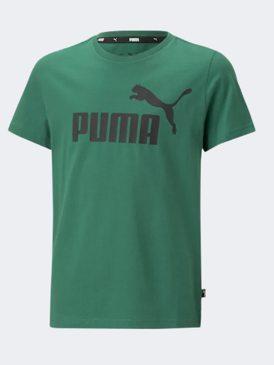 Puma Essentials Logo Boys Lifestyle T-Shirt Vine