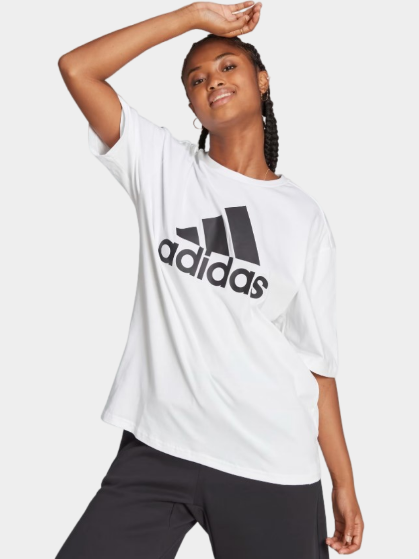 Adidas Essentials Big Logo Women Sportswear T-Shirt White/Black