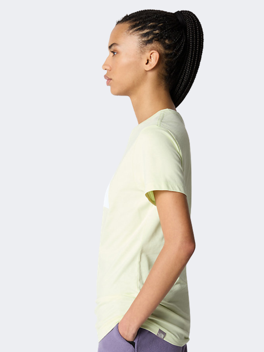 The North Face Easy Women Lifestyle T-Shirt Lime Cream