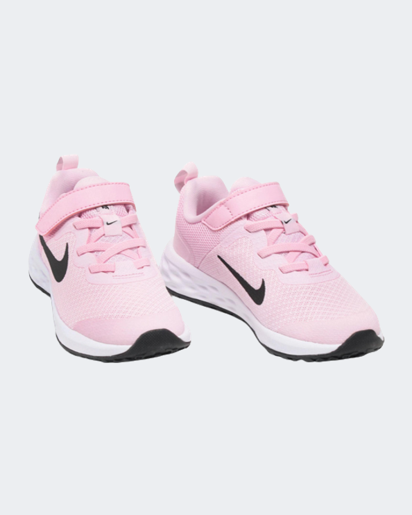 Nike Revolution 6 Girls Lifestyle Espadrilles Pink/Black Dd1095-608