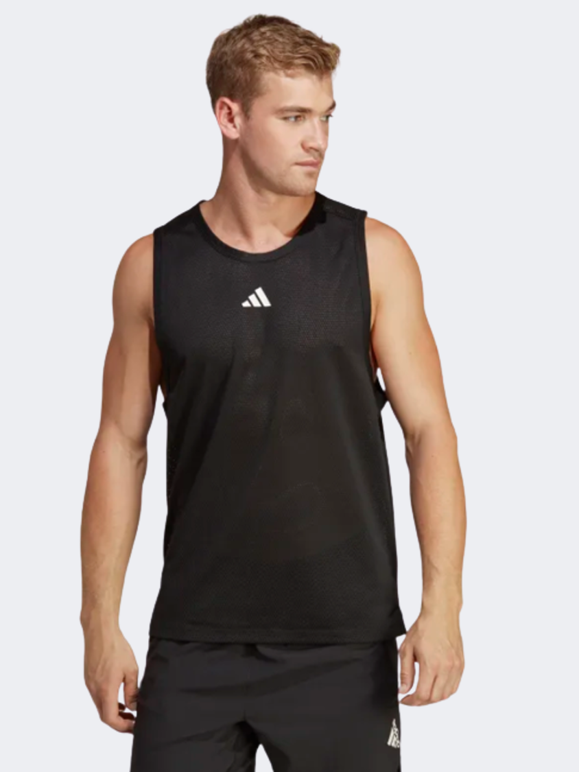 Adidas Icons 3-Stripes Men Training Tank Black