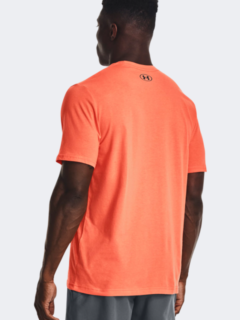 Under Armour Sportstyle Left Chest Men Training T-Shirt Orange
