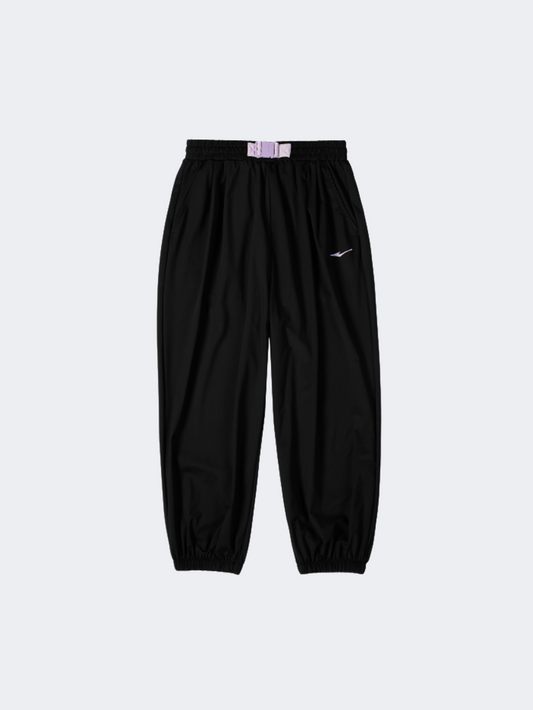Erke Knitted Cropped Kids-Girls Lifestyle Pant Black