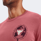 Under Armour Project Rock Open 24 Hours Men Training T-Shirt Rose/Maroon