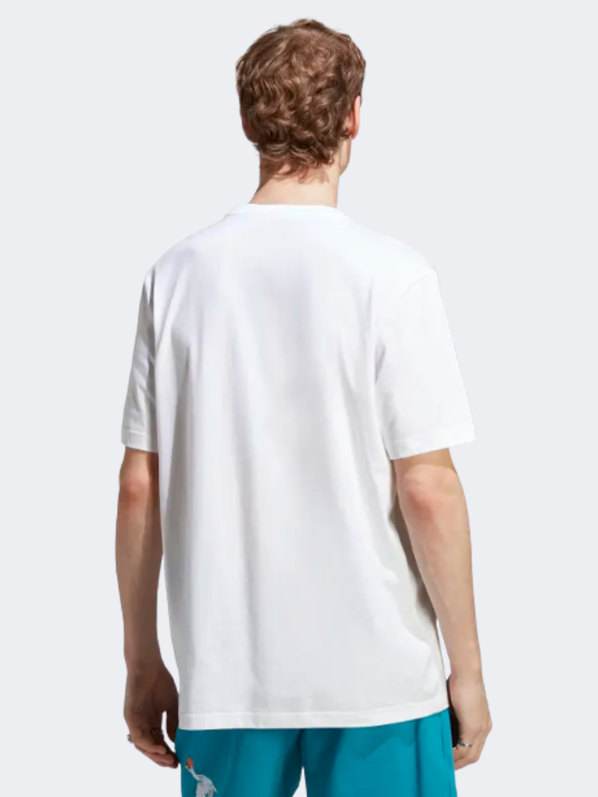 Adidas Adventure Graphic Men Original T-Shirt White
