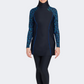 Zoggs Modesty Suit Side Print Women Swim Monokini Black/Blue