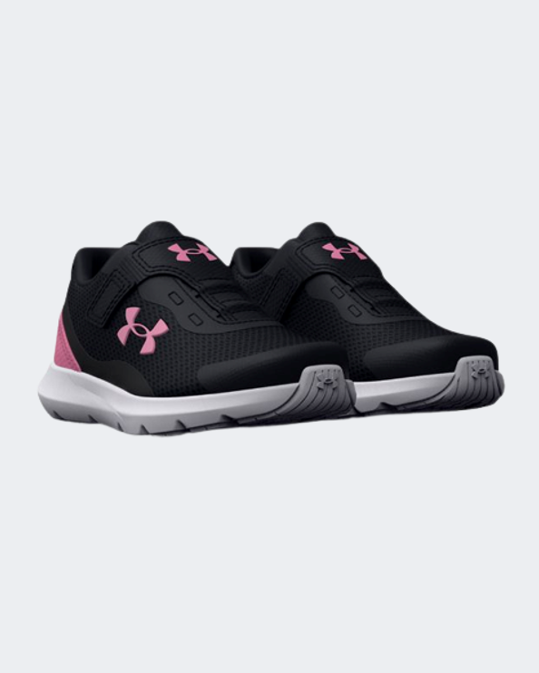 Under armour shoes 2025 black and pink