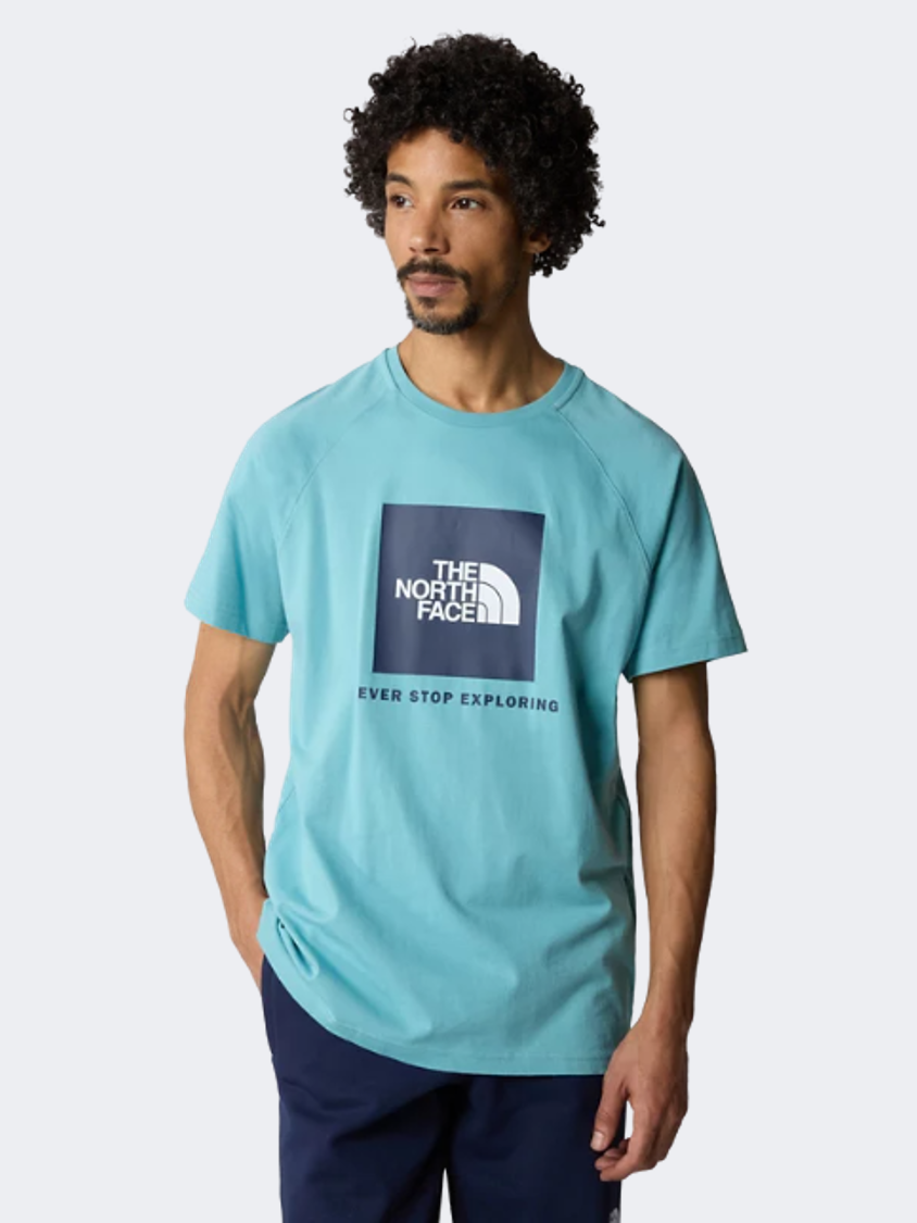 The North Face Raglan Redbox Men Lifestyle T-Shirt Blue