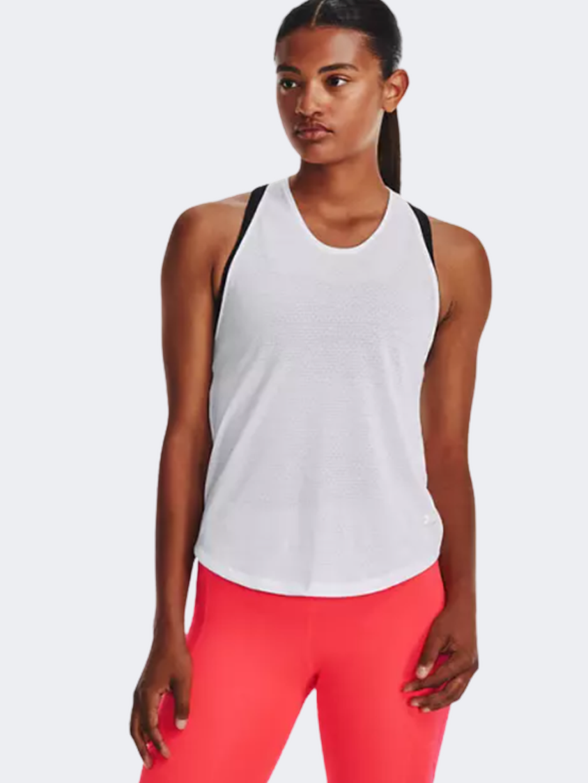 Under Armour Streaker  Women Running Tank White/Reflective
