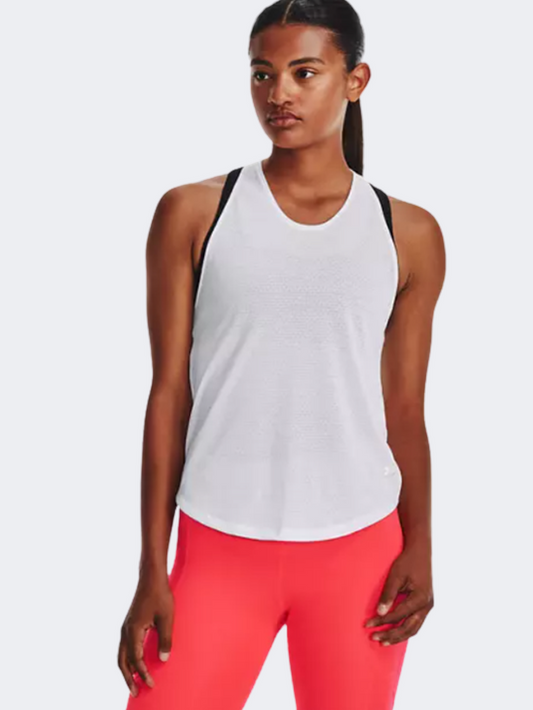 Under Armour Streaker  Women Running Tank White/Reflective