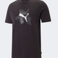 Puma Graphics Reflective Men Lifestyle T-Shirt Black