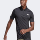 Adidas Club 3-Stripes Men Tennis Polo Short Sleeve Black